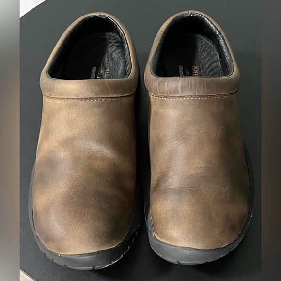 Merrell Encore Nova Slip On Leather Loafers Comfortable Casual Shoes - Picture 3 of 11